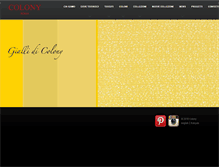 Tablet Screenshot of colonyfabrics.com